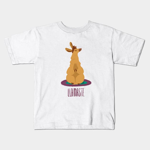 Llamaste Kids T-Shirt by LastByte